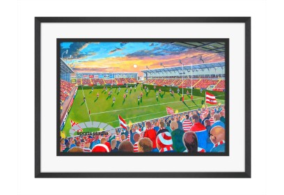 Leigh Sports Village Stadium Fine Art Print - Leigh Leopards Rugby League